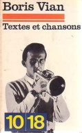 Textes Et Chansons (1969) De Boris Vian - Música