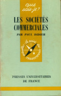 Les Sociétés Commerciales (1974) De Paul Didier - Economie