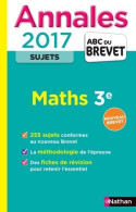 Annales Abc Du Brevet 2017 Maths 3e (2016) De Carole Feugère - 12-18 Ans