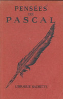 Pensées (1930) De Pascal - Psicologia/Filosofia