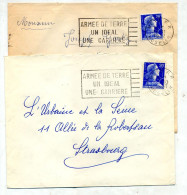 Lettre  Flamme Metz Armee Ideal Carriere - Mechanical Postmarks (Advertisement)