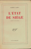 L'état De Siège (1948) De Albert Camus - Otros & Sin Clasificación