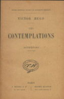 Les Contemplations Tome I (0) De Victor Hugo - Klassische Autoren
