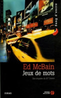 Jeux De Mots (2006) De Ed McBain - Sonstige & Ohne Zuordnung