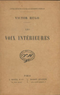 Les Voix Intérieures (0) De Victor Hugo - Autres & Non Classés