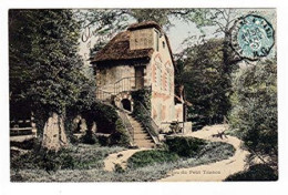 78 - YVELINES - MOULIN-HAMEAU DU PETIT TRIANON AVEC CACHET CONVOYEUR " VERSAILLES À PARIS " (727)_CP354 - Versailles (Schloß)