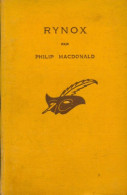 Rynox (1933) De Philip MacDonald - Other & Unclassified