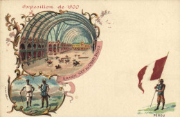 Exposition De 1900 GRANDE NEF DU GRAND PALAIS PEROU   Pionnière RV - Ausstellungen