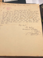 South Vietnam Letter-sent Mr Ngo Dinh Nhu -year-15/5/1953 No-163- 1 Pcs Paper Very Rare - Historical Documents