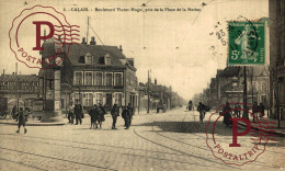 FRANCIA. FRANCE. Calais. BOULEVARD VICTOR HUGO PRIS DE LA PLACE DE LA NATION. - Calais