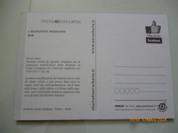 Cartolina Promocard "NOVA CHARTA 4/6 I MANIFESTI DI MODIANO" - Pubblicitari