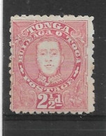 TONGA 1895 2½d ROSE SG 33 MOUNTED MINT Cat £30 - Tonga (...-1970)