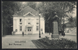 AK Bad Pyrmont, Partie Am Schauspielhaus  - Bad Pyrmont