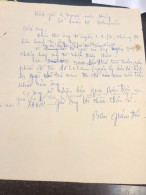 South Vietnam Letter-sent Mr Ngo Dinh Nhu -year-1/2/1953 No-giam Doc- 1 Pcs Paper Very Rare - Historical Documents