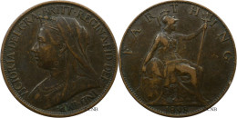 Royaume-Uni - Victoria - Farthing 1898 - TTB/XF45 - Mon6177 - Sonstige & Ohne Zuordnung