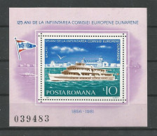 Romania 1981 Ship S/S Y.T. BF 147  ** - Blocs-feuillets