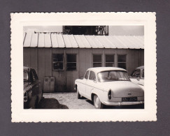 Photo Originale Vintage Snapshot Oldtimer Car Voiture Simca Aronde P60 Immatriculé En Meurthe Et Moselle (52974) - Automobiles