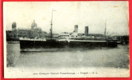 PAQUEBOT, BATEAU - LE "TIMGAD" -- COMPAGNIE GÉNÉRALE TRANSATLANTIQUE - CPA (445)_CP181 - Steamers