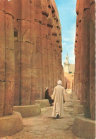 EGYPTE - Colonnes Gigantesques Au Temple De Louxor - Vue Générale - Animé - Carte Postale - Louxor