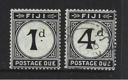 Fiji 1918 Postage Dues 1d FM & 4d FU - Fidji (...-1970)