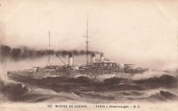 MILITARIA - Marine De Guerre - Paris - Dreadnougth - Carte Postale Ancienne - Andere Oorlogen