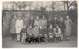 CARTE PHOTO,51,MARNE,CORMICY,ECOLE,CLASSE,ENFANT,FILLE,PROFESSEUR,RARE - Autres & Non Classés