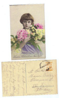 Österreich, 1923, Namenstags- Wunschkarte, Frankiert Mit MiNr.455, Postbus-Stempel Neudau-Bierbaum (11269W) - Cartas & Documentos