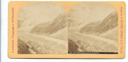 XX19354/ Stereofoto Gletscher Glace   Grindelwald Schweiz A. Gabler  Ca.1880 - Other & Unclassified