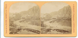 XX19357/ Stereofoto St. Gotthard Hospice  Foto Gabler Ca.1880 - Andere & Zonder Classificatie