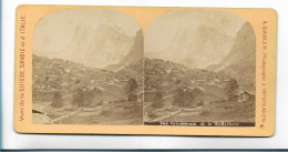 XX19359/ Stereofoto Grindelwald  Schweiz Foto Gabler Ca.1880 - Andere & Zonder Classificatie