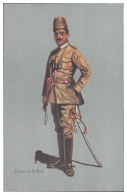 S5573/ Türkischer Kavallerieoffizier In Felduniform  Rotes Kreuz AK 1915 - Guerra 1914-18