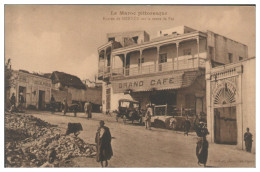 S5589/ Meknes   Grand Cafe  Marokko AK 1915 - Sin Clasificación