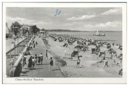 Y29055/ Ostseebad Niendorf Strandpromenade Ak 50er Jahre  - Autres & Non Classés