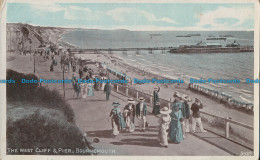 R029343 The West Cliff And Pier. Bournemouth. 1919 - World