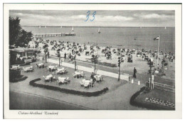 Y29057/ Ostseebad Niendorf Strandpromenade Ak 50er Jahre  - Autres & Non Classés