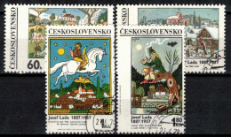 Tchécoslovaquie 1970 Mi 1935-8 (Yv 1779-82), Obliteré - Usados