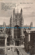 R029347 Bath Abbey. West Front. R. Wilkinson. 1912 - World