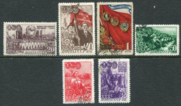 SOVIET UNION 1948 30th Anniversary Of Young Communist League Set Used.  Michel 1280-85 - Gebruikt