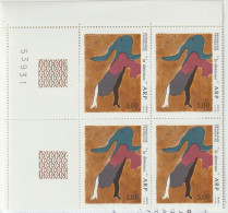 2447** - Bloc De 4 Timbres De Jean ARP Avec Coin De Feuille. - Ongebruikt