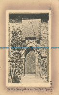 R029353 Old 13th Century Door And Sun Dian Eyam. 1912 - World