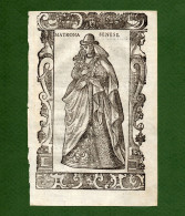 ST-IT MODE 1590 Costume SIENA Matrona Senese Cesare Vecellio 1590 - Prenten & Gravure