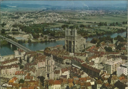 Mantes-la-Jolie - Vue Aérienne - Panorama Sur La Collégiale Et La Vallée De La Seine - (P) - Mantes La Jolie