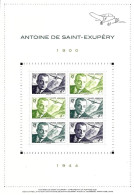 Bloc Antoine De Saint-Exupéry 75e Anniversaire De La 1ère édition Française Du Petit Prince Neuf - Nuevos