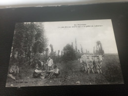 B1/198- La Jeune Fille Aux Maîtres Apporte Le Goûter Des Laboureurs - Boerderijen