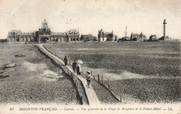 FRANCE - Cayeux - Brighton Français - Vue Générale De La Plage De Brighton Et La Palace-hôtel - Carte Postale Ancienne - Cayeux Sur Mer