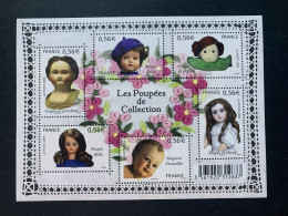 France 2009 Dolls From Collections 6v M/s MNH - Neufs