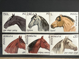 România MNH 1970 - Pferde