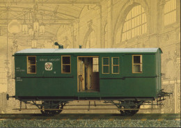 1990 Ganzsache PTT Bildpostkarte-Bahnpostwagen Zum: 217, 50 Cts. ⵙ 3030 BERN PTT MUSEUM - Trenes