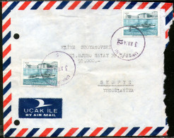 Turkey1974 RR Letter Cancel Unkapani,03.12.1974 To Belgrad Yugoslavia ,,as Scan - Briefe U. Dokumente