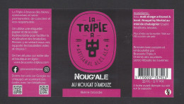 Etiquette De Bière Blonde Au Nougat D'Anduze  -  Noug'ale  -  Brasserie La Triple A  à  Ribaute Les Tavernes  (30) - Bière